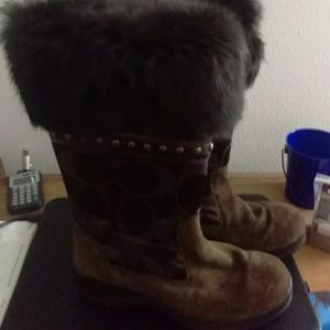 Coach snow boots